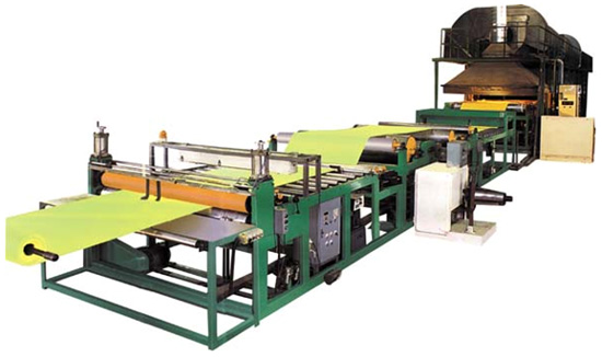 Оборудование для производства поперечно сшитой полиэтиленовой пены